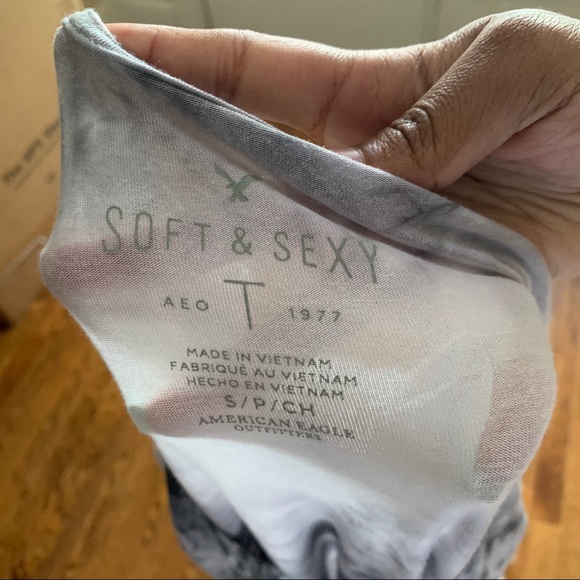 American Eagle Marble Patterned Top - Picture 4 of 5